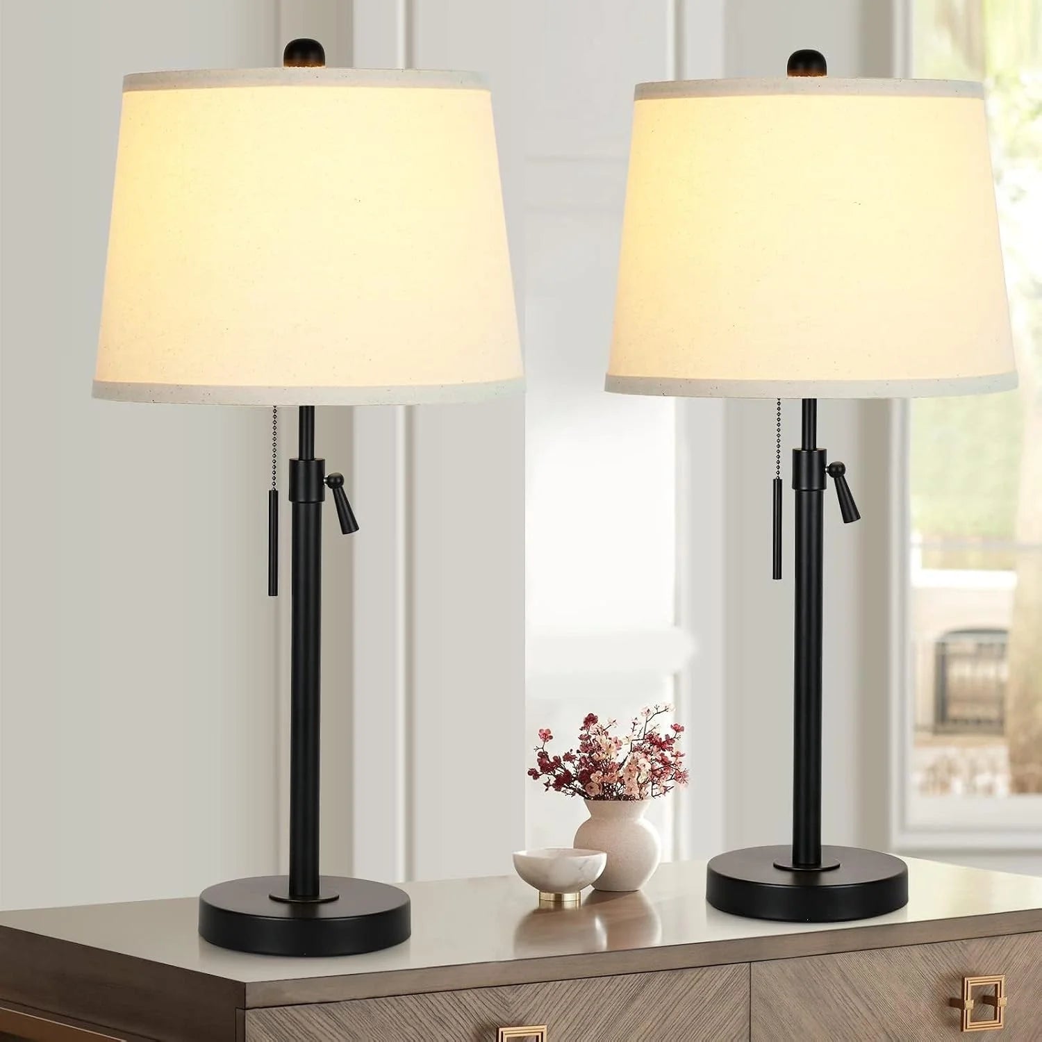 New Arrivals Lamps Set of 2, 3-Color Temperature, Bulb Included - Image 10