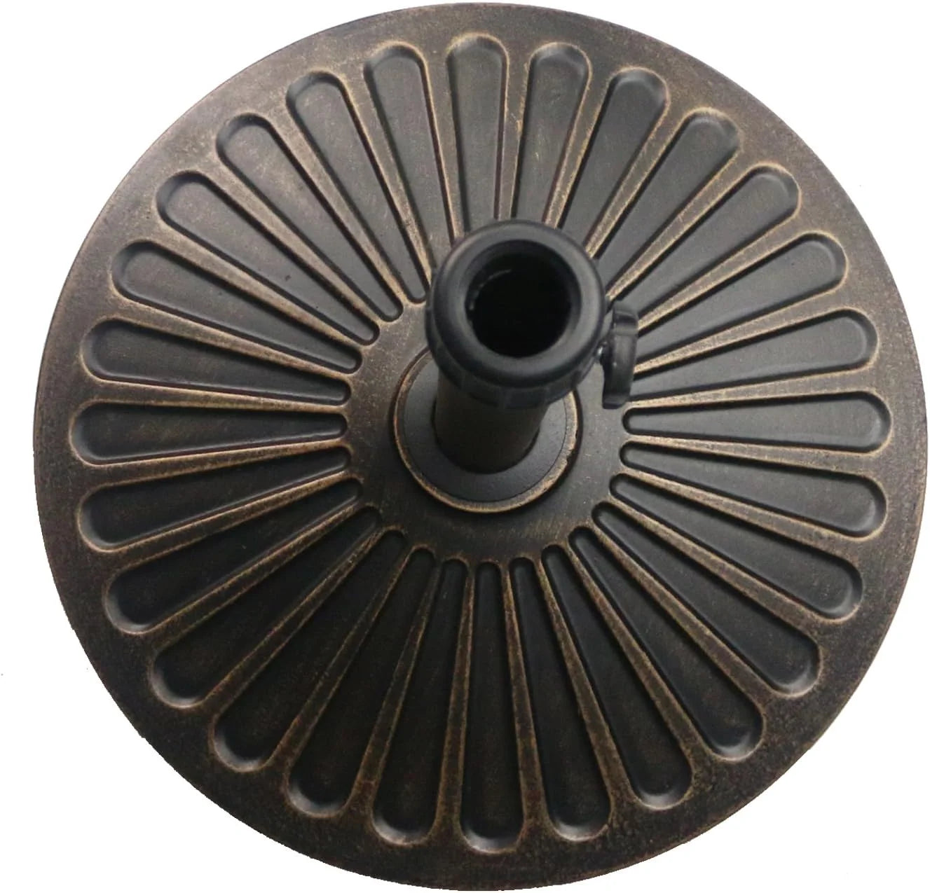 New Arrivals 18 30.2-lb Heavy Duty Round Patio Umbrella Base Antiqued Bronze - Image 3