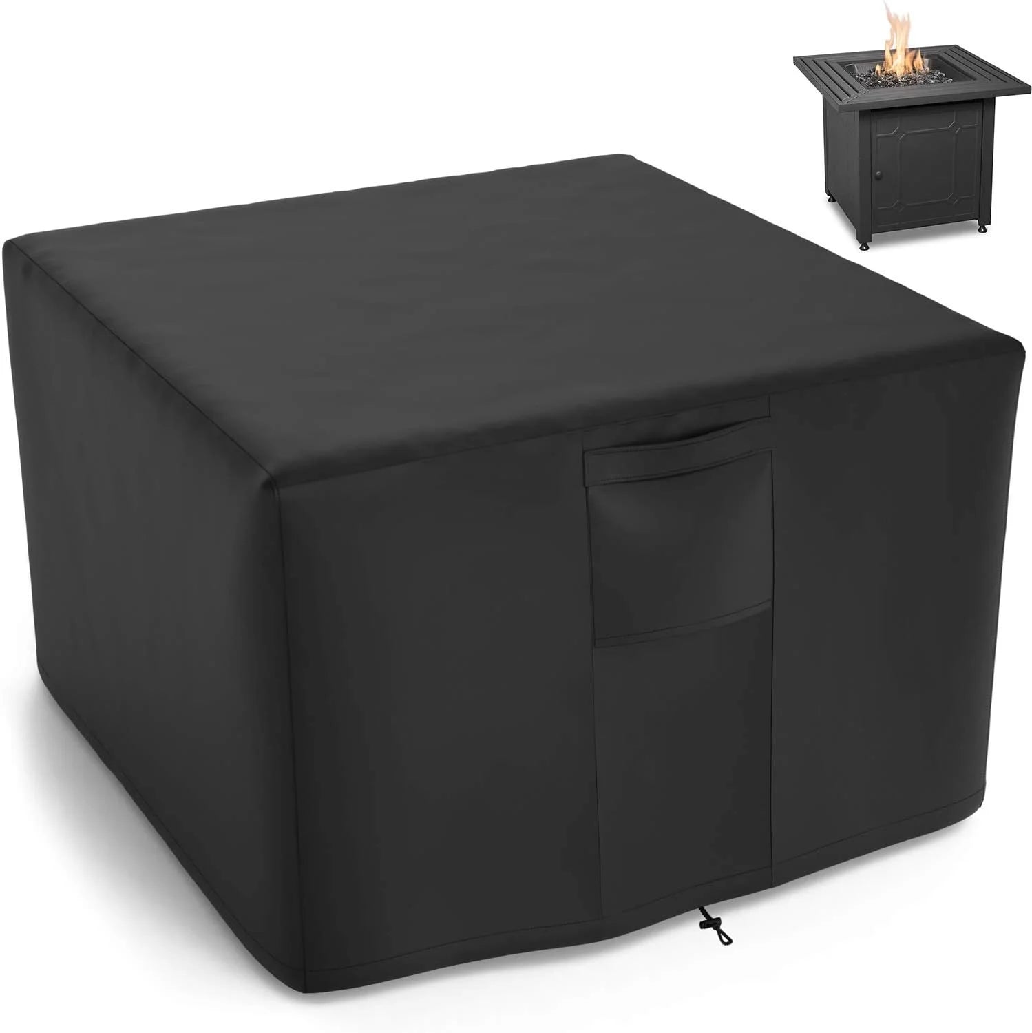 New Arrivals NUPICK 30 Inch Square Fire Pit Cover for Propane Fire Pit/Table