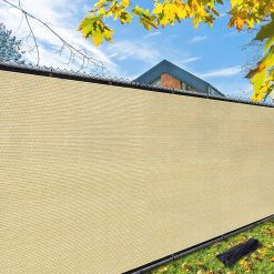 Alternative view of iCover 4x50ft Privacy Screen Fence, Outdoor Fencing Panels, Garden Windscreen Mesh Shade Sail Net Barrier