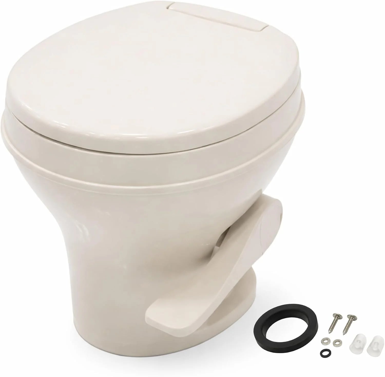 SEAFLO RV Toilet, 18.4 Residential Height, Fits Most RVs (9.5 Rough-In), 2-Bolt Mount, SFRTPH-01-01 bifanuoyard - Image 6