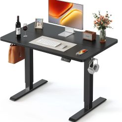 New Arrivals Standing Desk, 48 x 24 Inches Electric Height Adjustable
