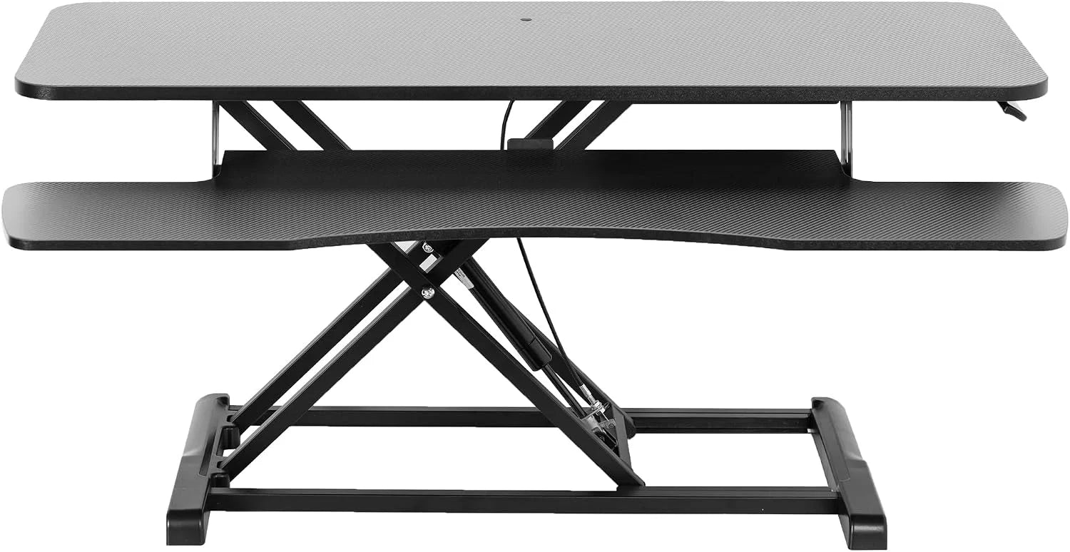 New Arrivals 32 inch Desk Converter, K Series, Height Adjustable Sit to Stand Riser, DESK-V000K - Image 5