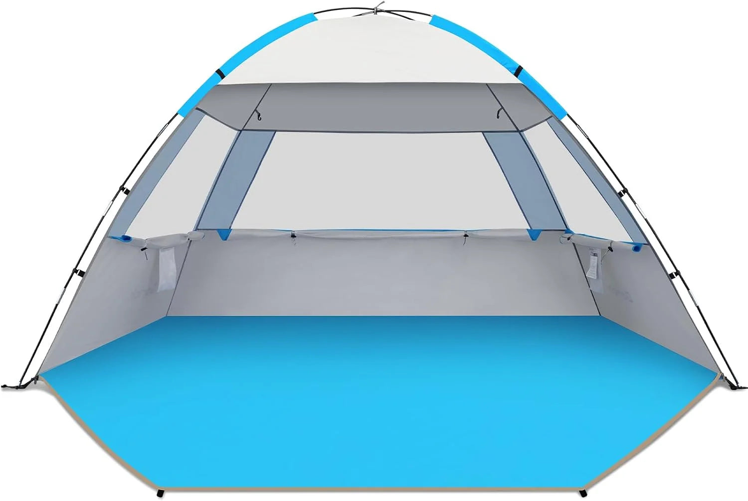Gorich Beach Tent Sun Shelter for 3/4/6/8/10 Person with UPF 50锛?UV Protection, Lightweight & Easy Setup Beach Shade bifanuoyard - Image 13