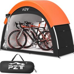 Alternative view of New Arrivals Upgraded Bike Tent with Rain Cover, Outdoor Storage Shed for 2-3 Bikes