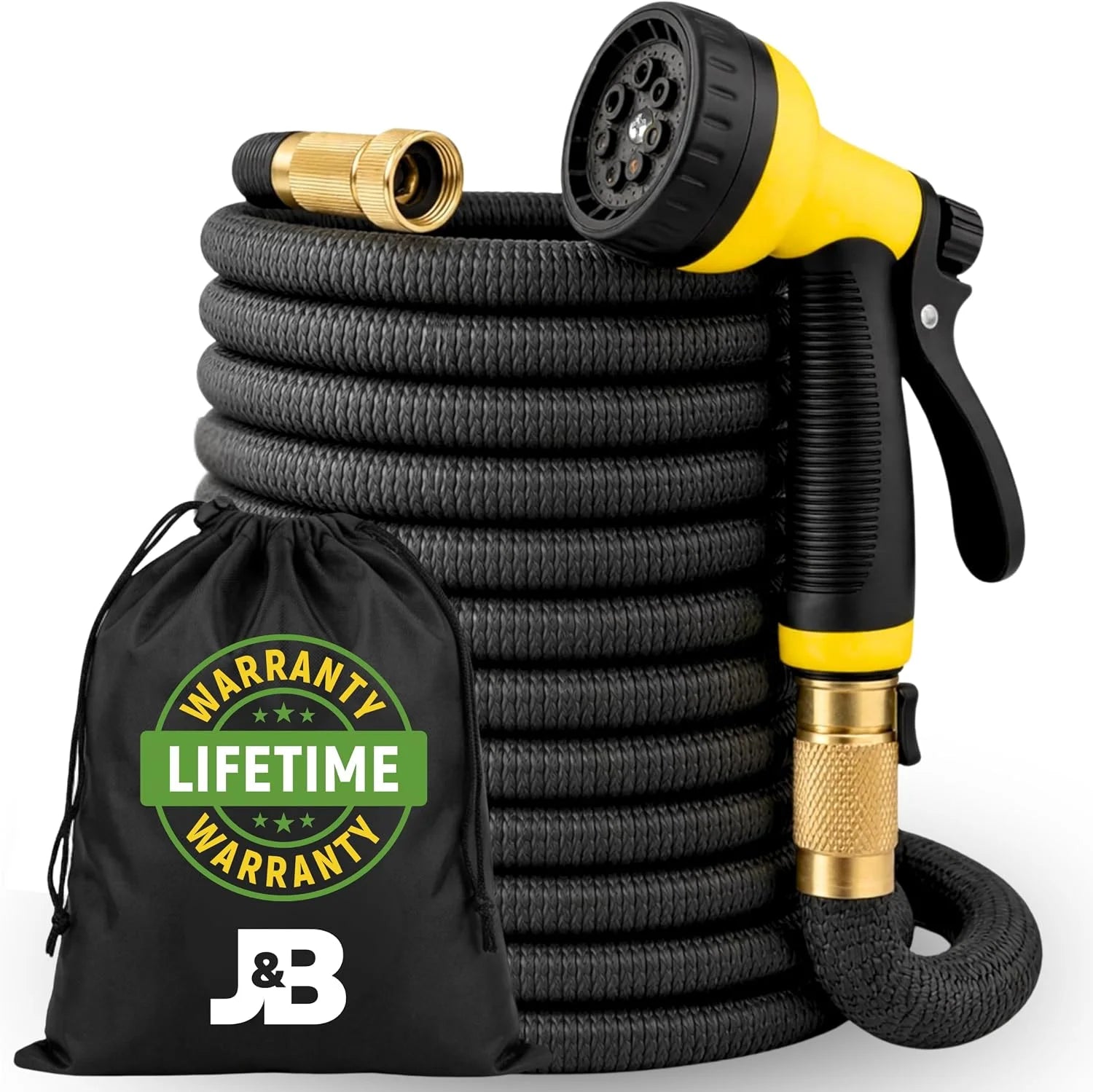 XpandaHose 75ft Expandable Garden Hose, Lightweight, Ultra Strong 3750D fabric, 4-layer latex core - Image 4