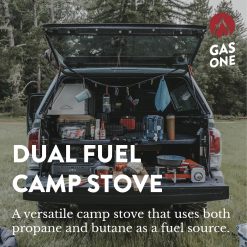 Alternative view of New Arrivals 15, 000 BTU Propane or Butane Stove Dual Fuel Stove Portable Camping Stove