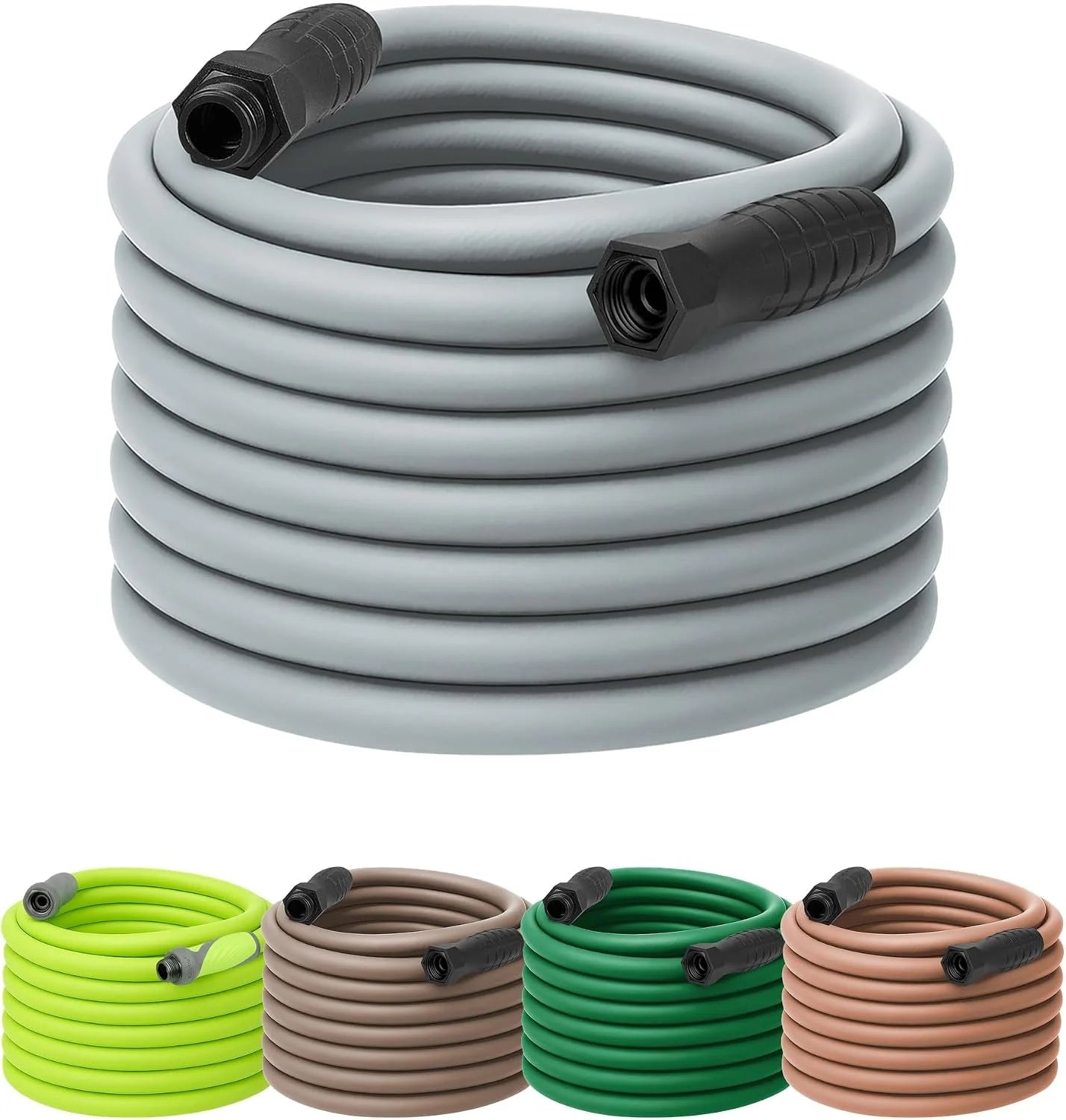 New Arrivals Garden Hose 5/8 in. x 100 ft., Lightweight All-Weather Water Hose, Durable and Flexible, Leak-Free Connections - Image 48