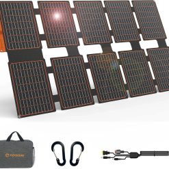FlexSolar 100W Portable Solar Panels Chargers with PD3.0 USB-C, QC3.0 USB-A and DC Outputs Foldable IP67 Waterproof bifanuoyard