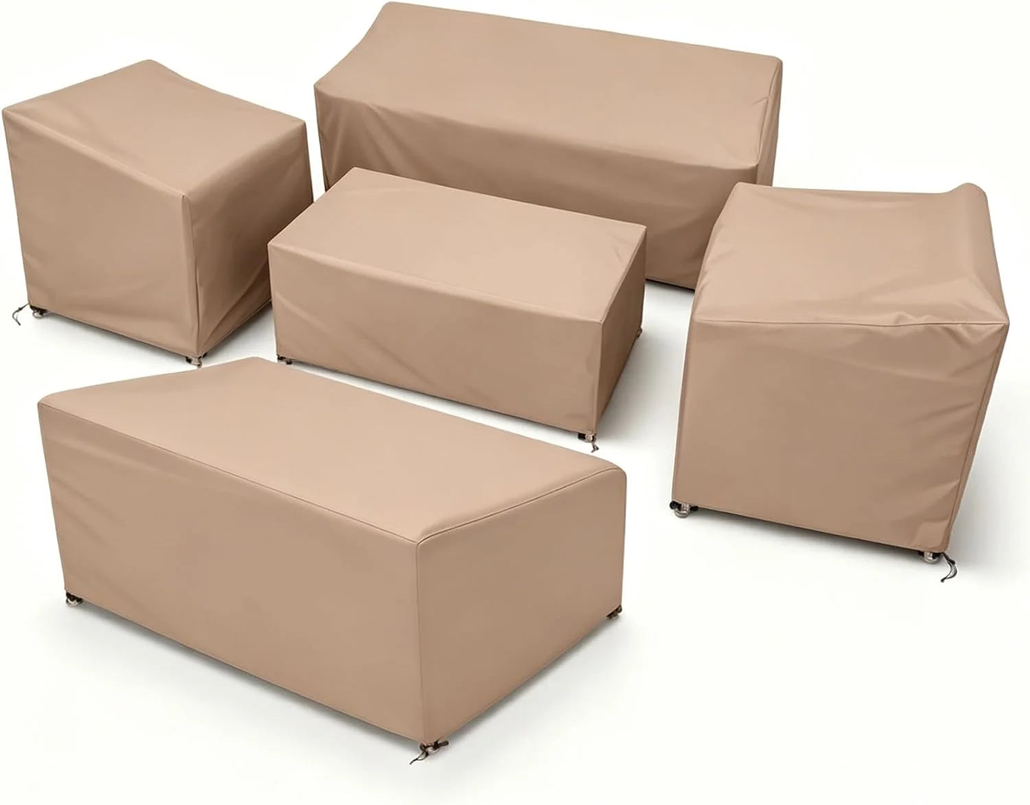 New Arrivals STARTWO Outdoor Furniture Cover Waterproof 4 Piece, Black, Regular, 420D - Image 2