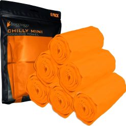 New Arrivals FROGG TOGGS Chilly Mini Cooling Neck Towel, 6 Pack