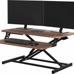 VIVO Black 32 inch Stand Up Desk Riser, DESK-V000S, Height Adjustable bifanuoyard
