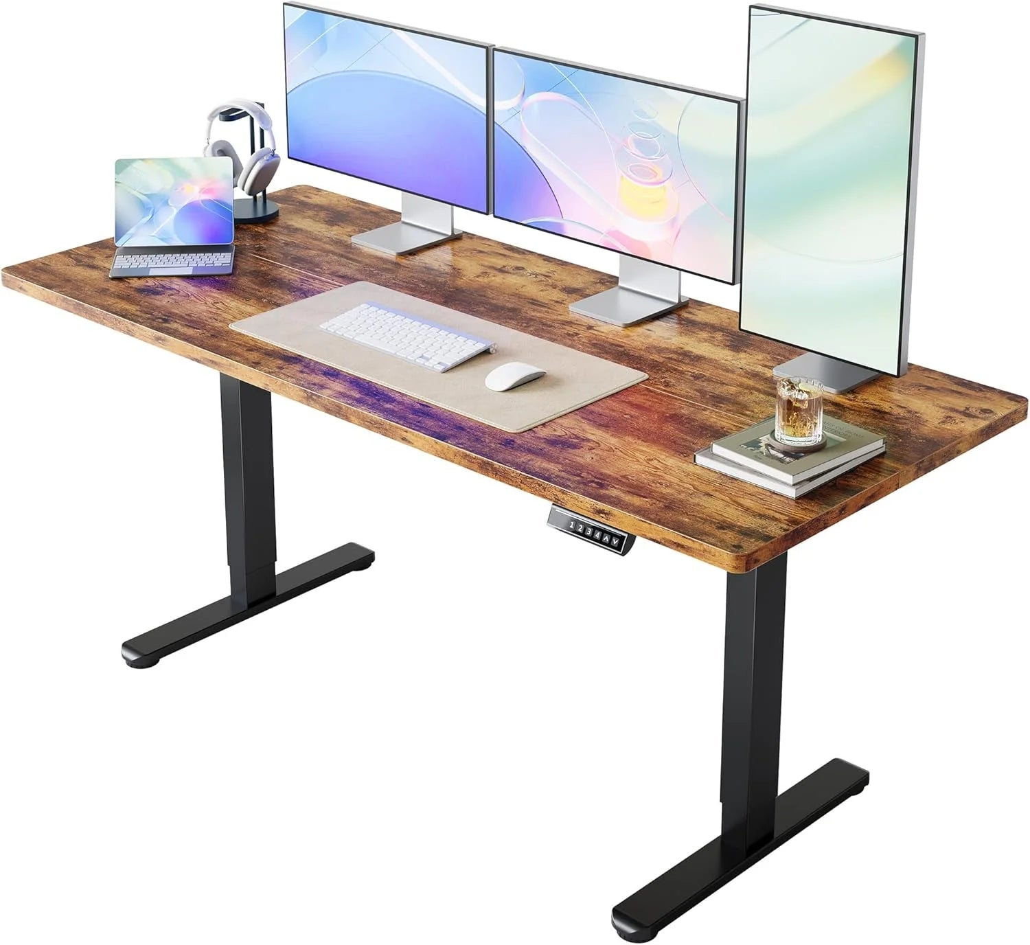 HUANUO 32 Small Electric Standing Desk Adjustable Height, 4 Memory Height Settings bifanuoyard - Image 33
