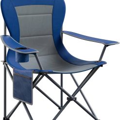 EVER ADVANCED Folding Camping Chair with High Back Padded 2 Pack Oversized Portable Lawn Chairs Lightweight Sturdy Steel bifanuoyard