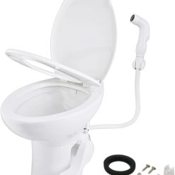SEAFLO RV Toilet, 18.4 Residential Height, Fits Most RVs (9.5 Rough-In), 2-Bolt Mount, SFRTPH-01-01 bifanuoyard