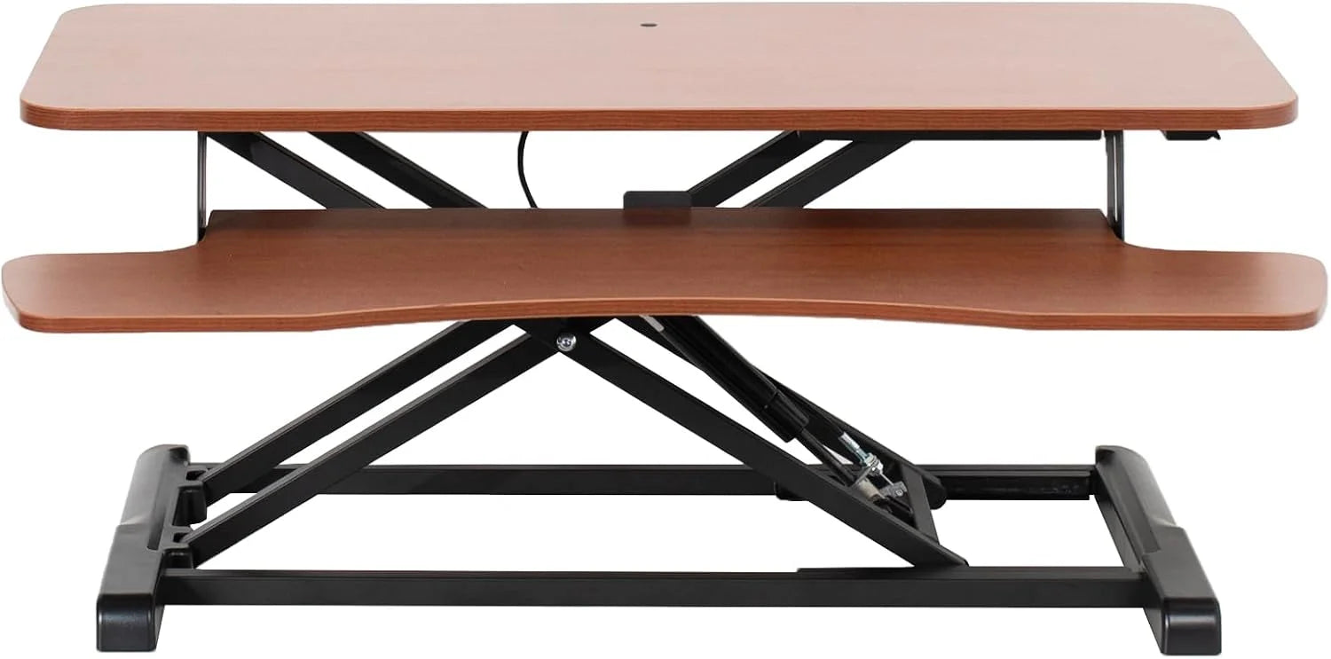 New Arrivals 32 inch Desk Converter, K Series, Height Adjustable Sit to Stand Riser, DESK-V000K - Image 4