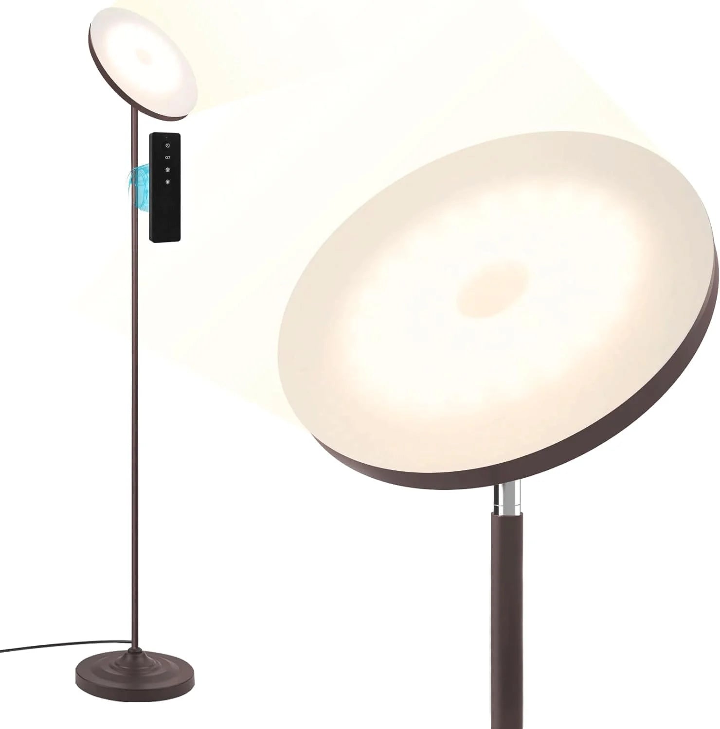 New Arrivals Upgraded Floor Lamp, Remote Control, 2600LM