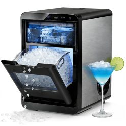 Alternative view of Ice Maker Machine, 8 Ice Cubes in 6 mins, 26lb/Day Ice with 2 Sizes- Portable Mini