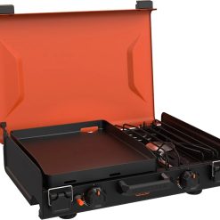 New Arrivals 2364 12 x 14 Camping Griddle with Side Burner