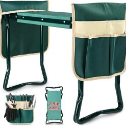 Alternative view of Upgraded Garden Kneeler and Seat with Thicken & Widen Soft Kneeling Pad, Heavy Duty Foldable Gardener Stool with 2