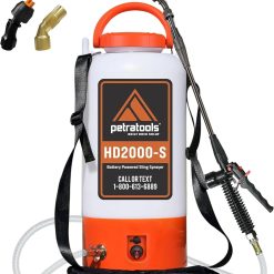 HD2000-S 2 Gallon Battery Powered Garden Sprayer, 2 Hour Runtime, Rechargeable Weed Sprayer w/ 4 Ft Hose