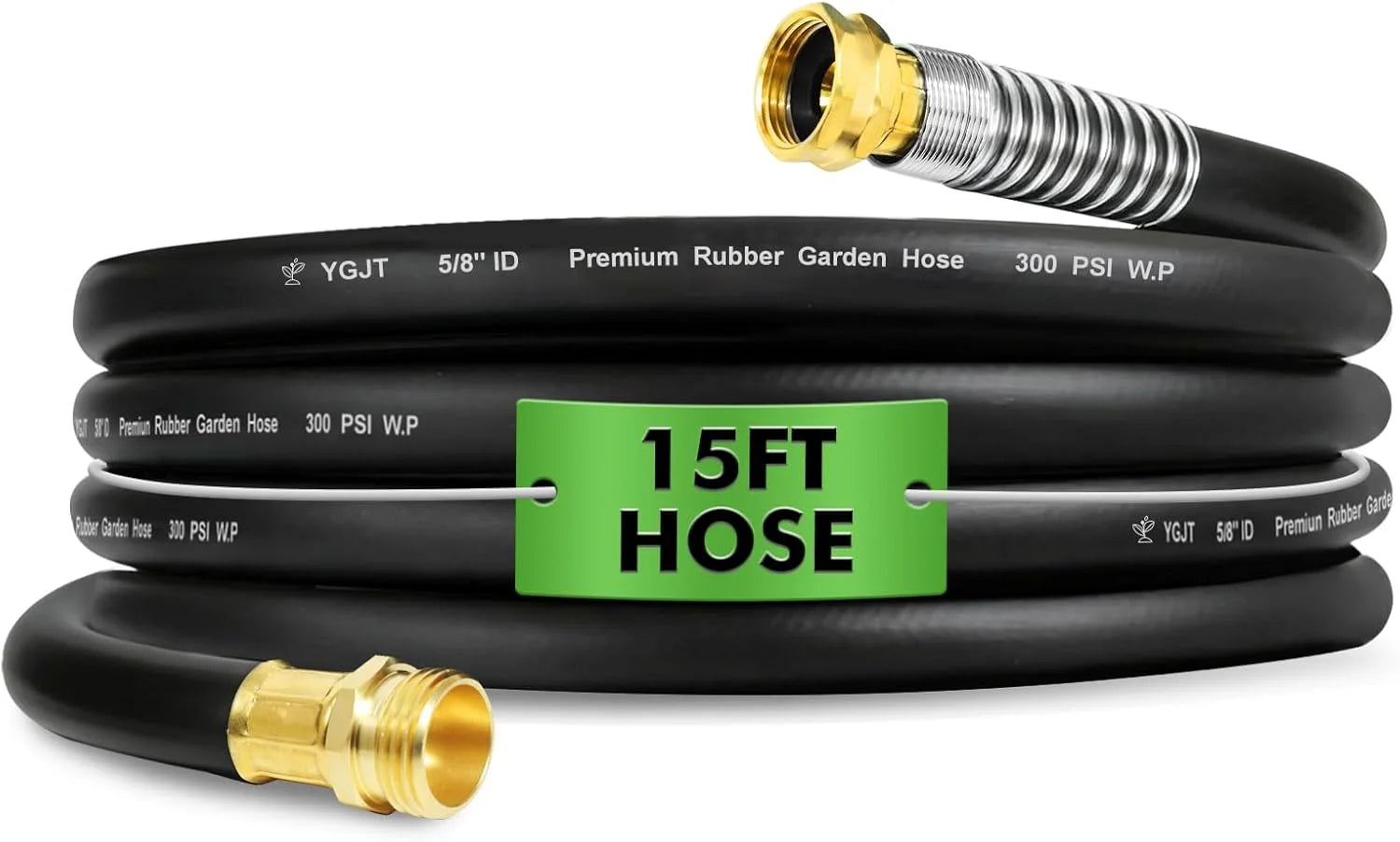 New Arrivals Duty Garden Hose 75FT x 5/8, 300psi Working, 1100psi Burst