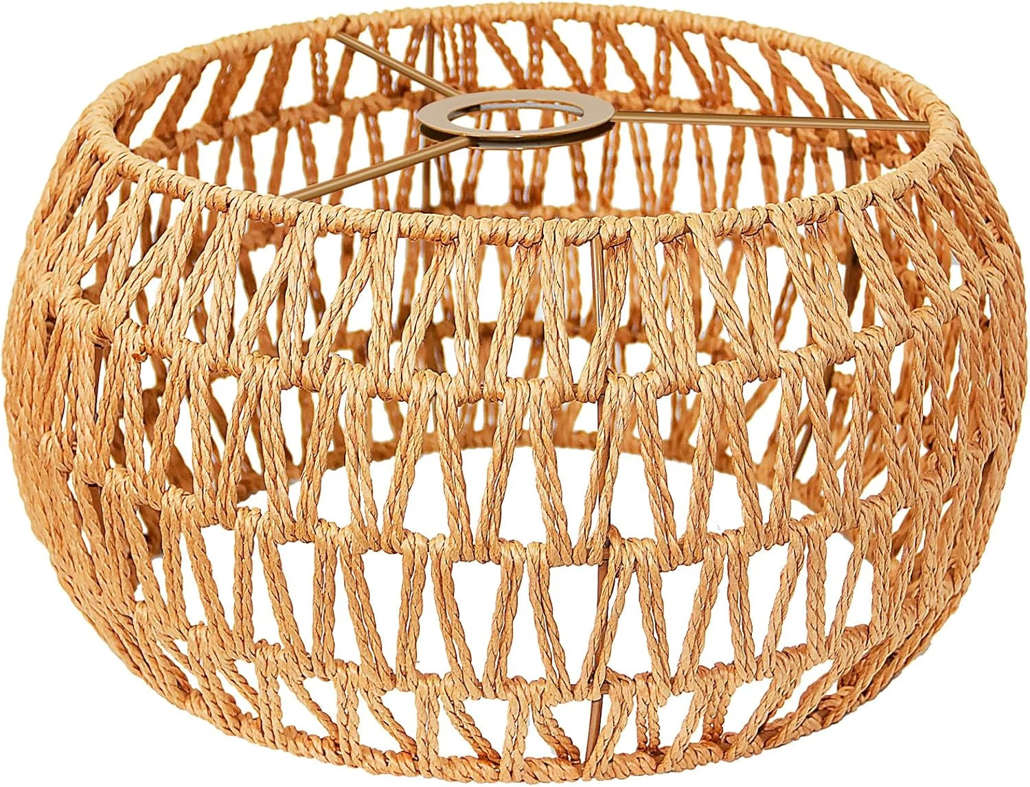 LUCORUSC Hanging Light Lamp Shades Boho Rattan Lamp Shades bifanuoyard - Image 2