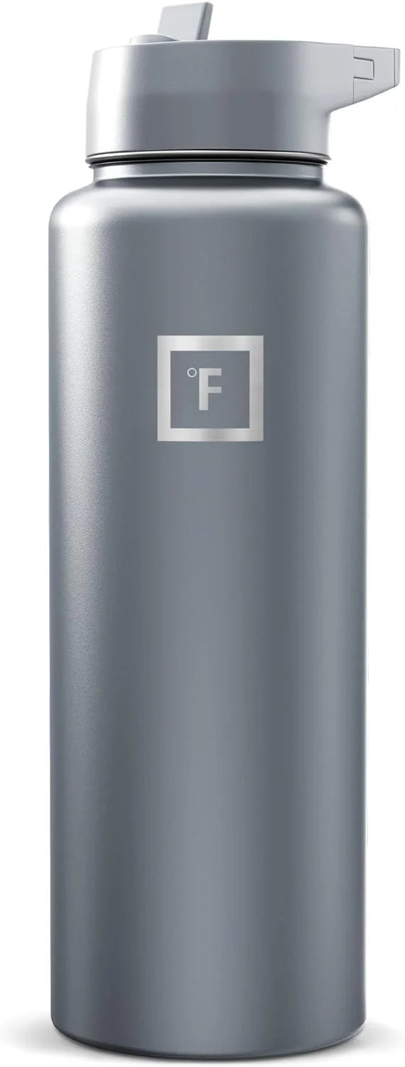 New Arrivals FLASK 40 oz Wide Mouth Water Bottle with Straw - Image 3
