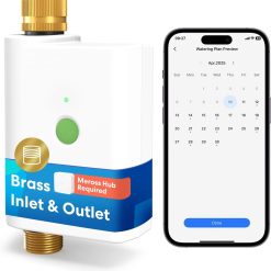 WiFi Water Timer for Garden Hose, Smart Hose Timer with Brass Inlet & Outet