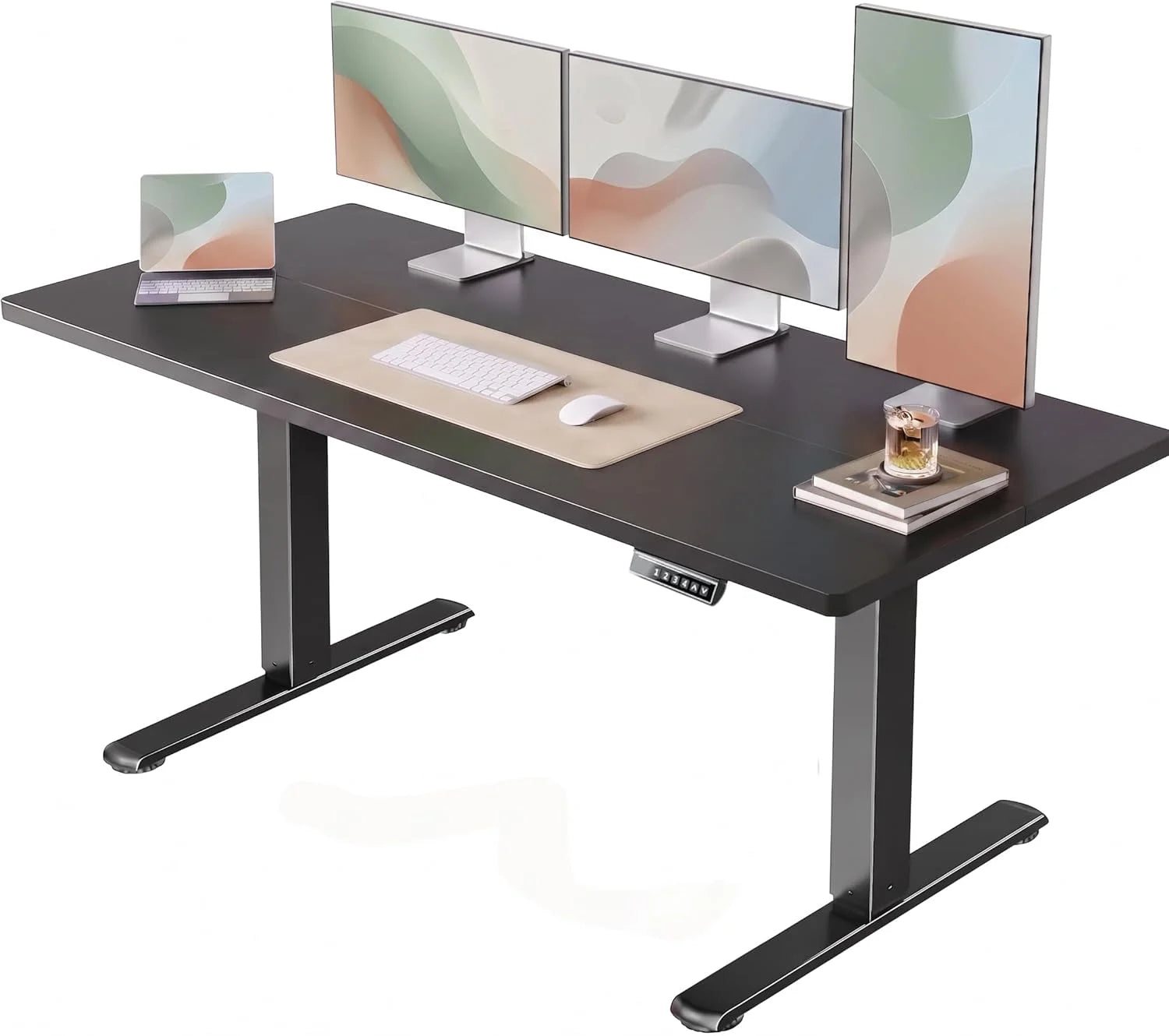 HUANUO 32 Small Electric Standing Desk Adjustable Height, 4 Memory Height Settings bifanuoyard - Image 7