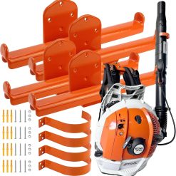 New Arrivals Backpack Blower Rack with Tube Hook, 1 Pack Backpack Blower Wall Mount