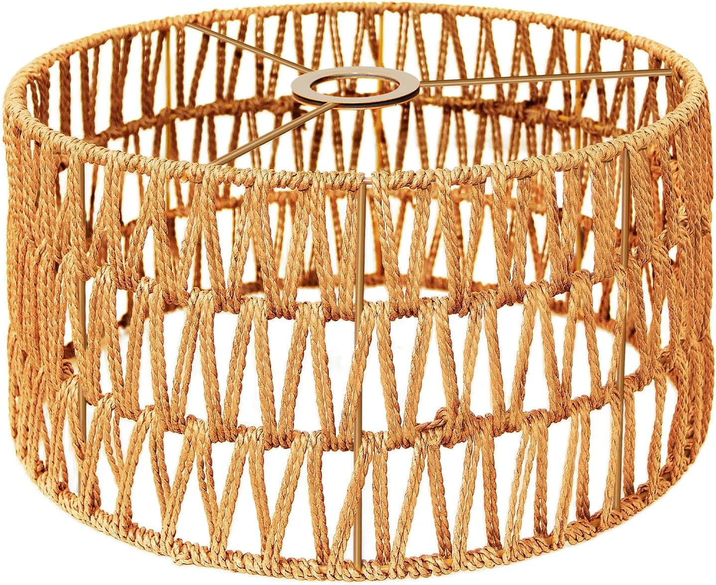LUCORUSC Hanging Light Lamp Shades Boho Rattan Lamp Shades bifanuoyard - Image 10