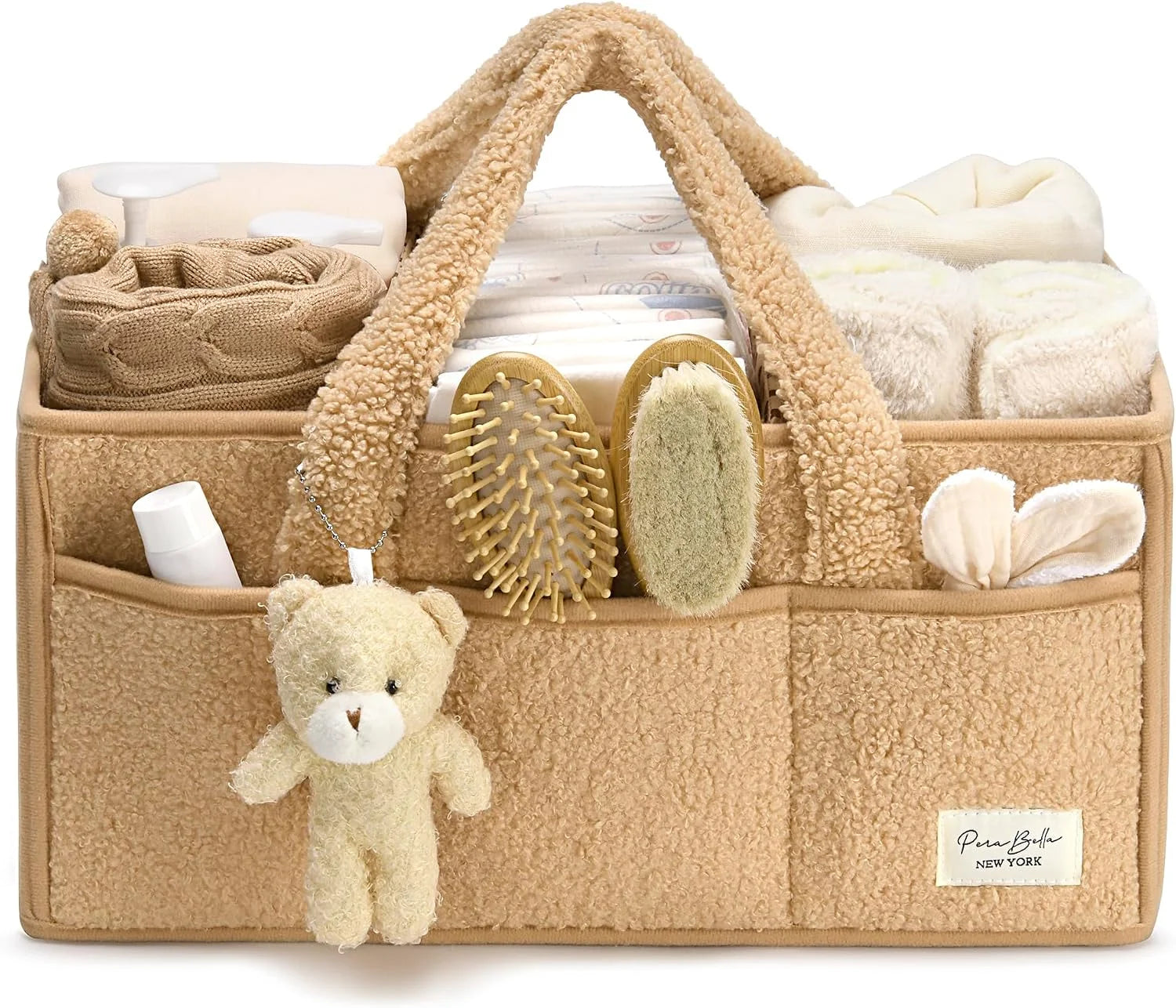 New Arrivals Diaper Caddy Organizer for Changing Table, Storage Basket for Wipes, Gift for Baby Shower, Car - Image 5