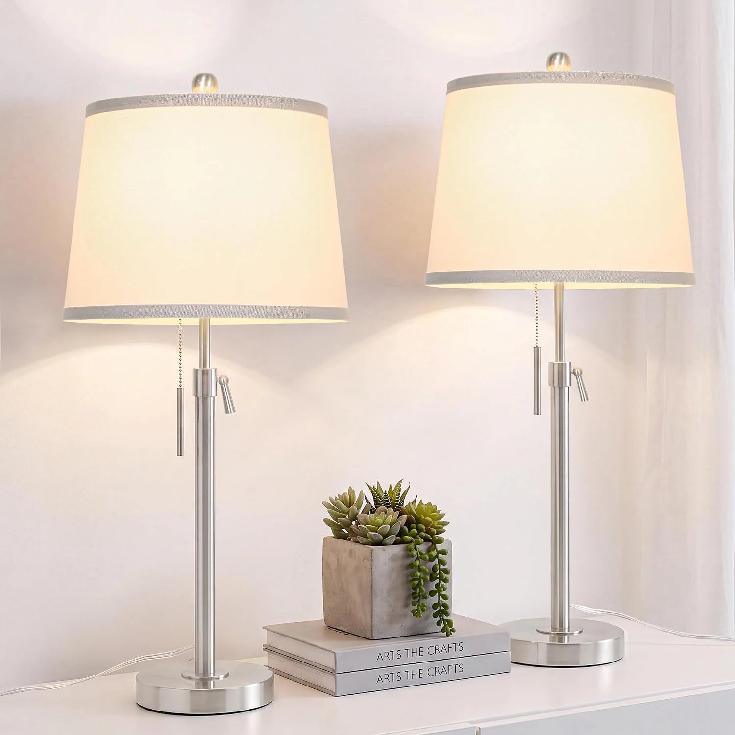 New Arrivals Lamps Set of 2, 3-Color Temperature, Bulb Included - Image 8