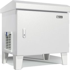New Arrivals HQUA Pond Aerator Pump Cover Cabinet, Weatherproof Outdoor Protection System with Cooling Fan