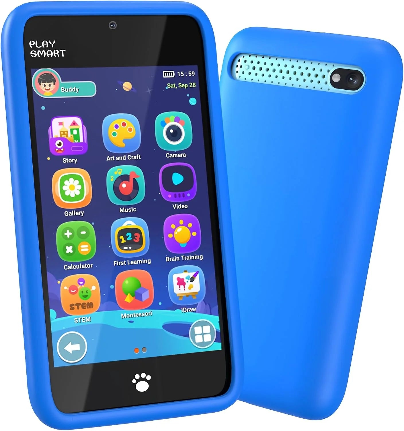 New Arrivals Kids Toys Smart Phone, 16GB 3.97 Kids Phone, 220+ Games Toddler Toy " For Home Projects - Image 2