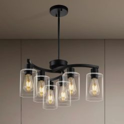 Alternative view of New Arrivals 3 Light Brushed Nickel Dining Room Light Fixture