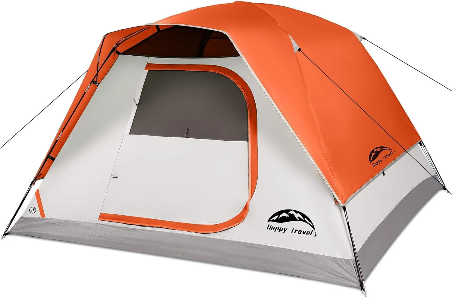 Happy Travel Camping Tent, 4/6 Person Dome Tents for Camping with Rainfly, Waterproof Clip Easy Setup Portable Family bifanuoyard - Image 6