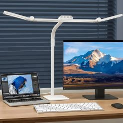 Galnolt LED Desk Lamp for Home Office with Base, Dimmable bifanuoyard