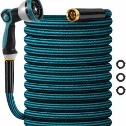 Alternative view of New Arrivals Hose 50FT, Non-Expanding Water Hose Ultra Lightweight With Nozzle " For Garden Watering