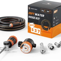 Alternative view of New Arrivals Garden Hose 5/8, Water Hose Heavy Duty, 100ft Male to Female Fittings, Burst 600 PSI