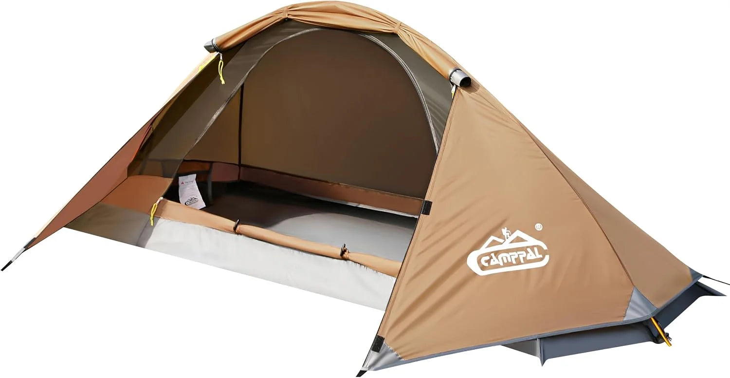 New Arrivals 1 Person Tent for Camping Hiking Mountain Hunting Backpacking Tents 4 Season Resistance to Windproof Rainproof