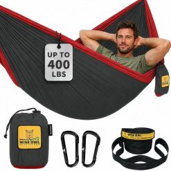 Alternative view of New Arrivals Owl Outfitters Camping Hammock " up to 500lbs Portable Hammock with Tree Straps " Travel, Backpacking