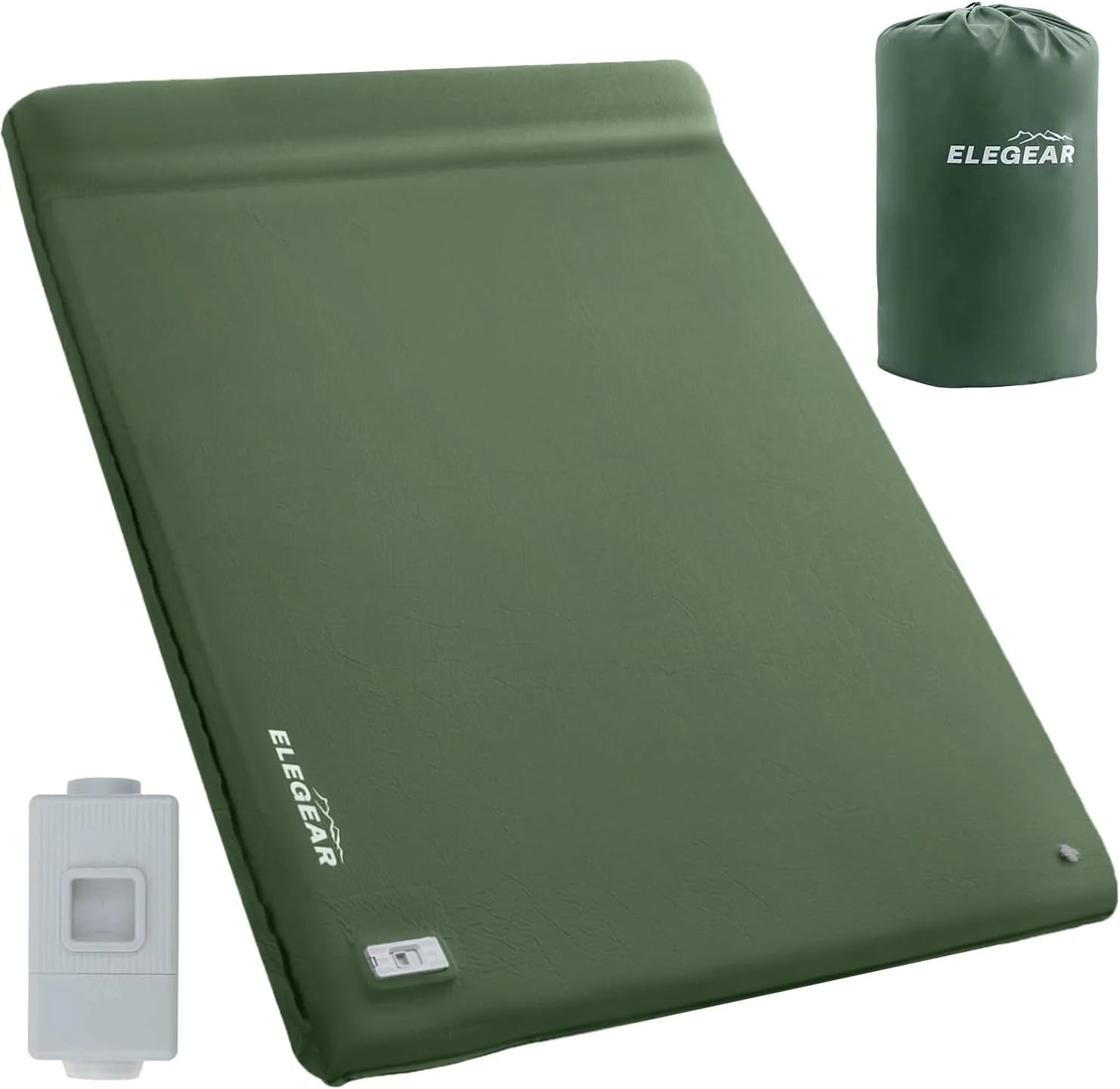 CumbreX™ Self Inflating Sleeping Pad, 3.15 Ultra-Thick Memory Foam Camping Pad with Pillow Fast Inflating in 20s