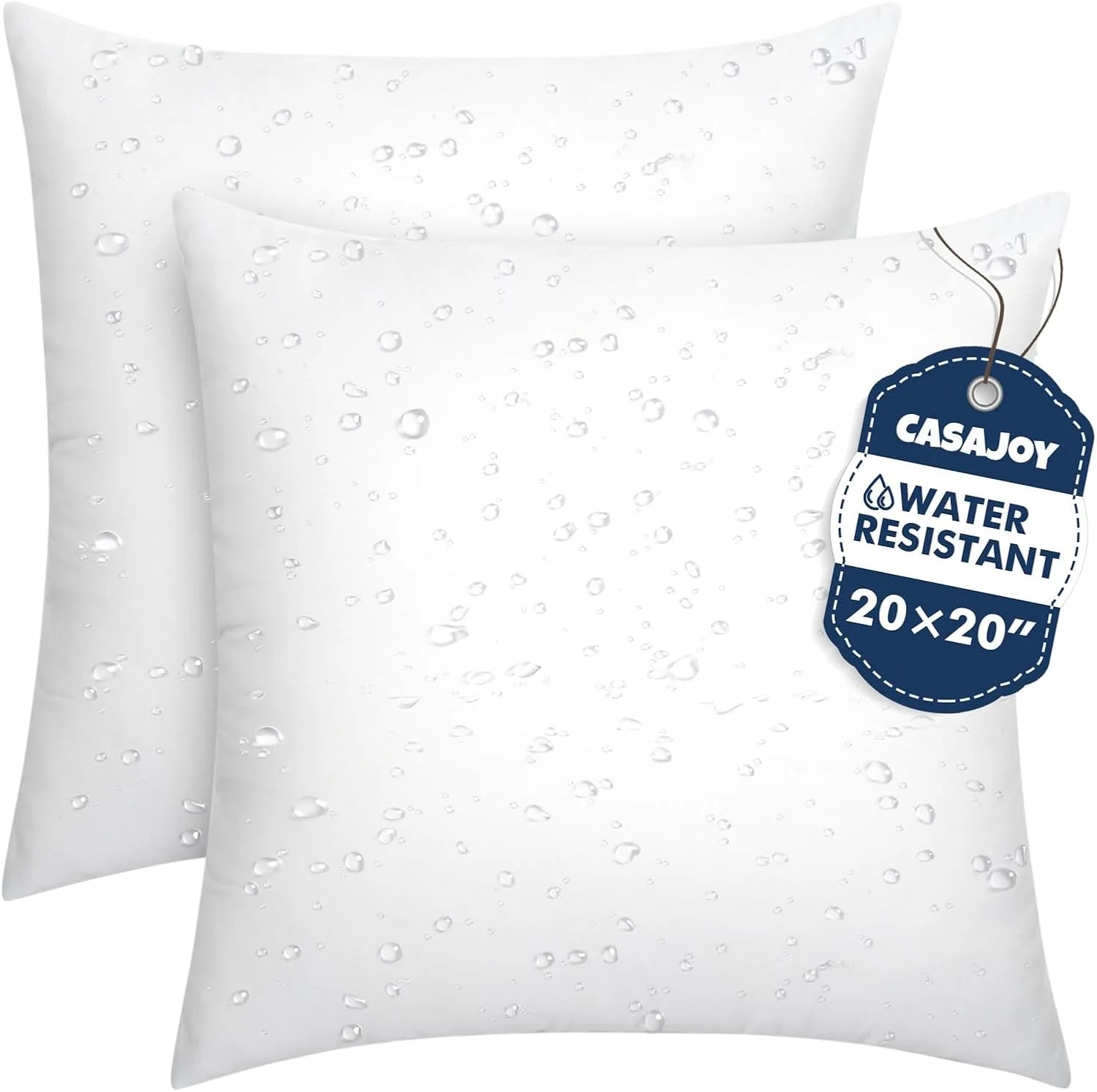 New Arrivals CASAJOY Set of 2 12×20 Outdoor Pillows,Water Resistant Lumbar Pillow Insert - Image 7