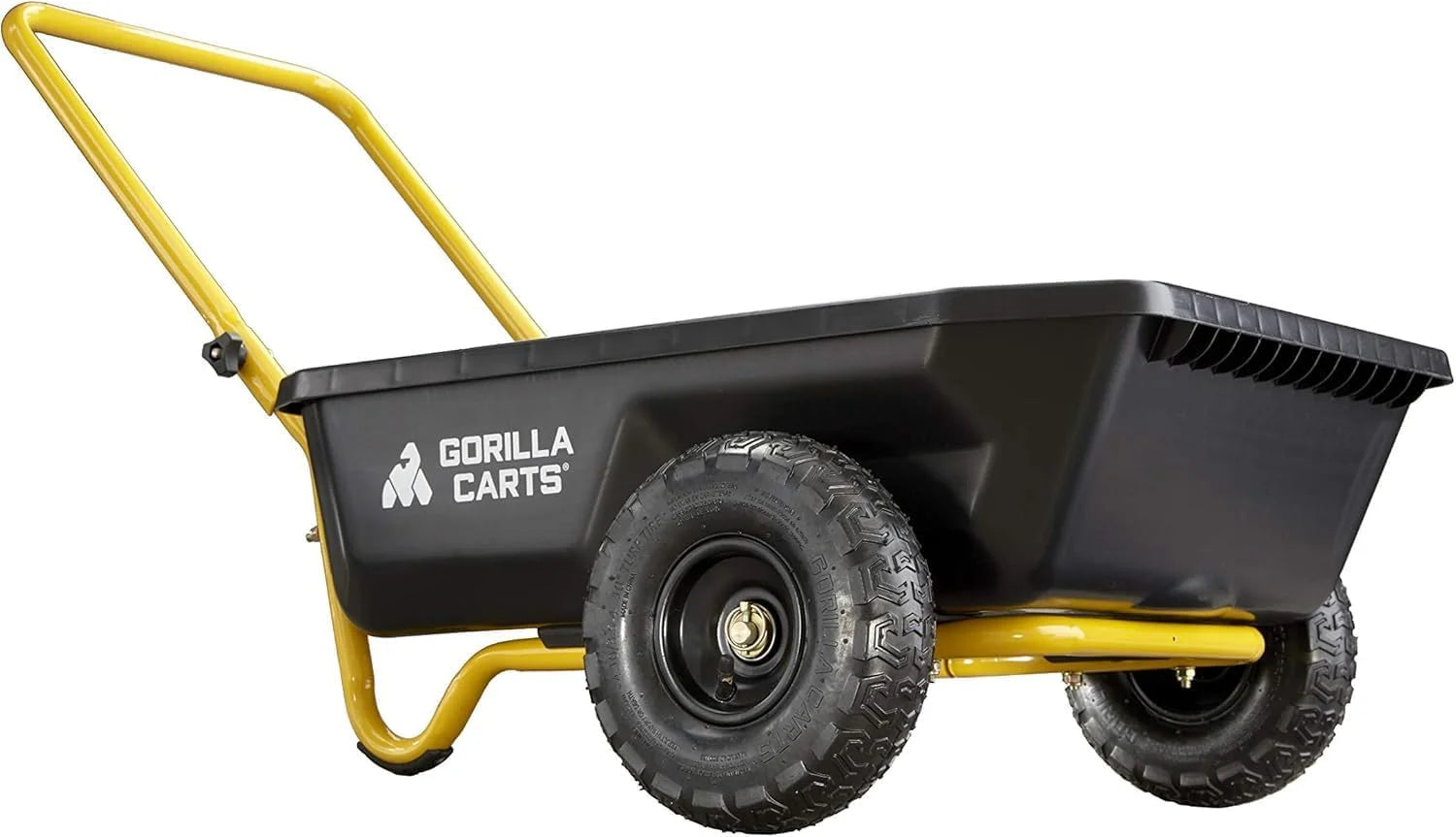 Carts GCR-4 Poly Dump Cart, 2-Wheel Garden Wagon with Foldable Handle, 4 cu ft, 300 lb. Capacity - Image 10