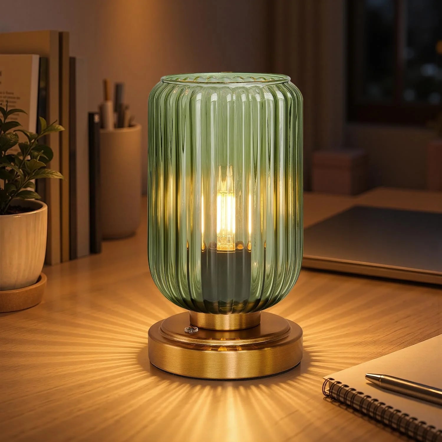 LightRound Cordless Table Lamp, Dimmable, Bulb Included bifanuoyard - Image 8