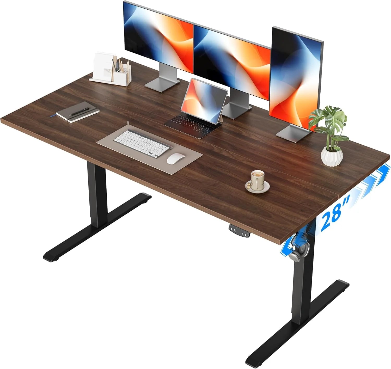 New Arrivals Electric Standing Desk, 48 x 24 Inches Height Adjustable Desk - Image 34