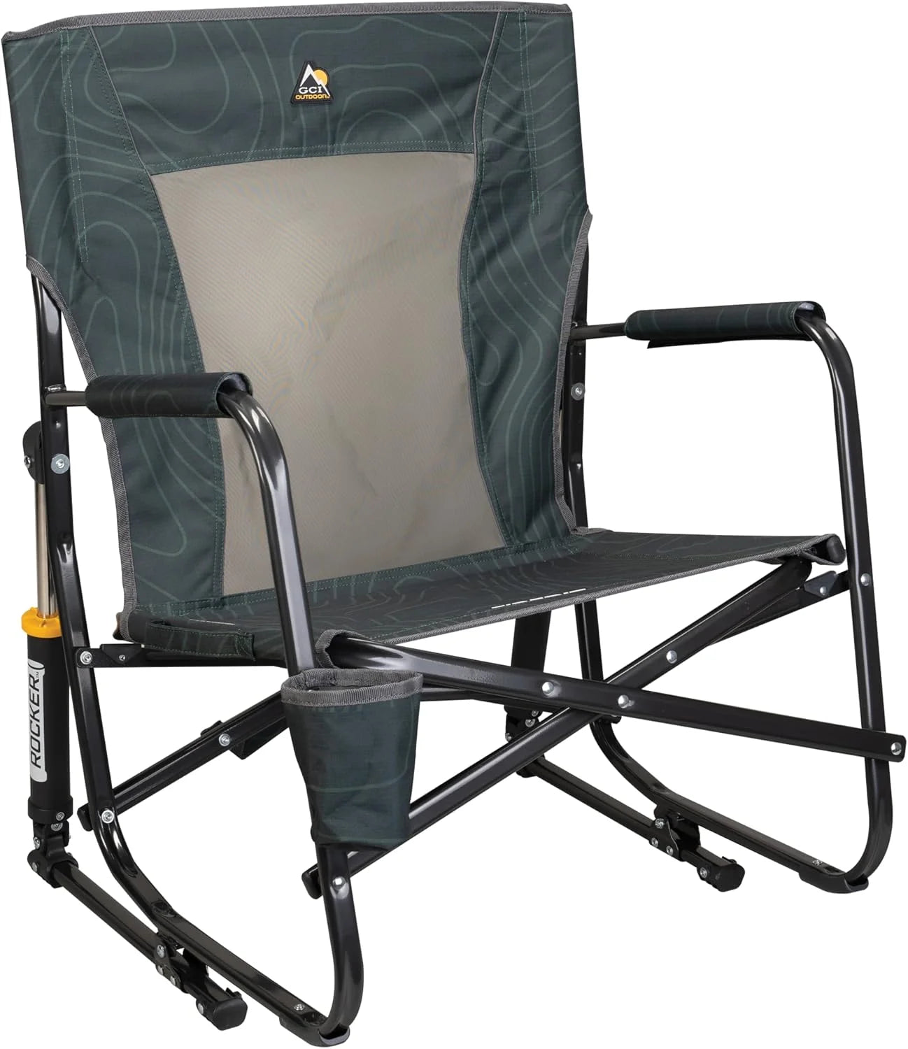 New Arrivals Outdoor Freestyle Rocker Camping Chair " Black - Image 16