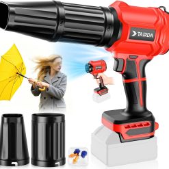 TAIRDA Cordless Leaf Blower Compatible for Dewalt 20V Battery(NO Battery), Mini Turbo Jet Blower with 2 Nozzles